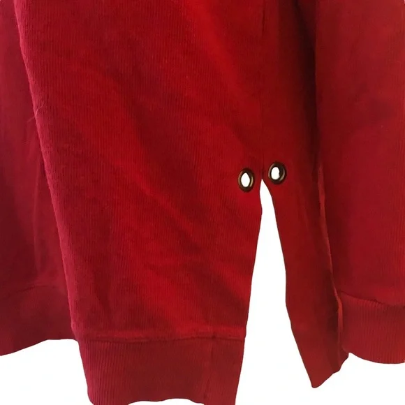 Red Sweater Shirt Christmas Sweater Holiday Dinner Event - Picture 4 of 5